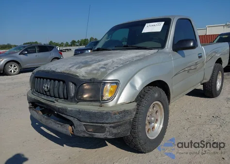 2001 Toyota Tacoma из США, поврежденный, VIN 5TENL42N71Z740613